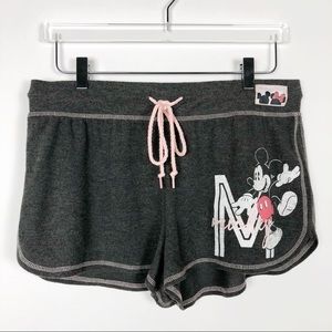 Disney Gray Mickey Mouse Sleepwear Shorts